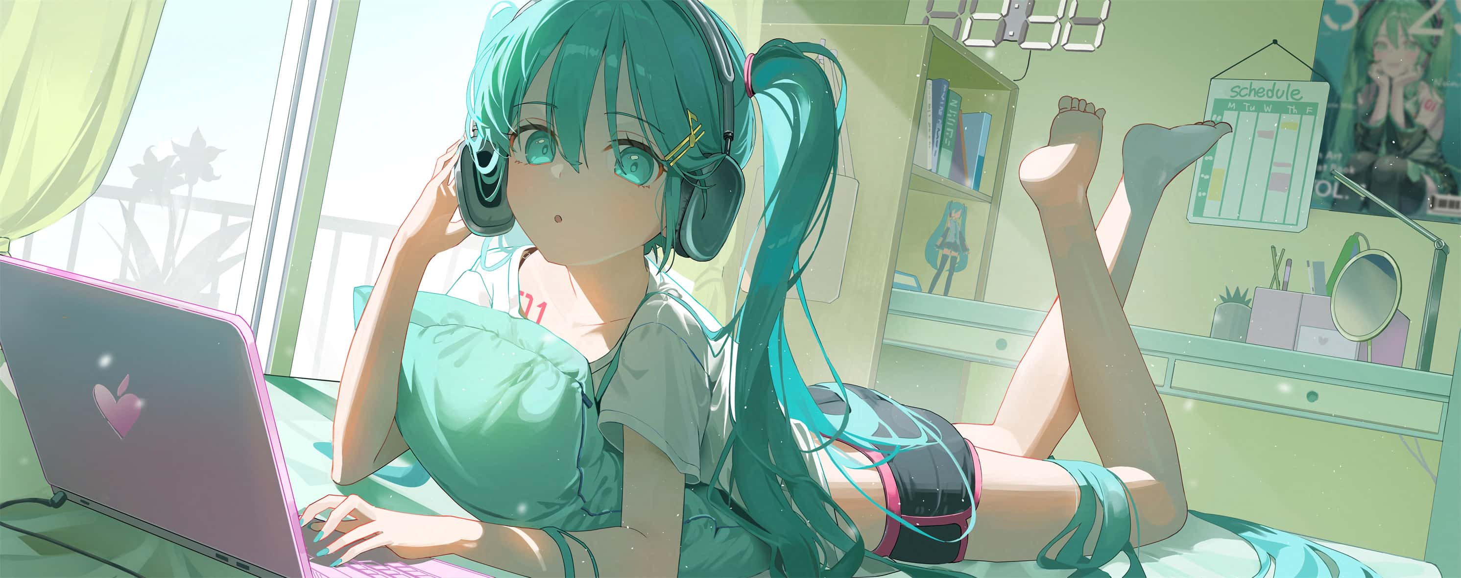 【动漫美图】原神 芙宁娜 甘雨 初音未来 星穹铁道 黑塔 知更鸟 碧蓝档案 圣园弥香 插画美图推荐 P站美图-第6张