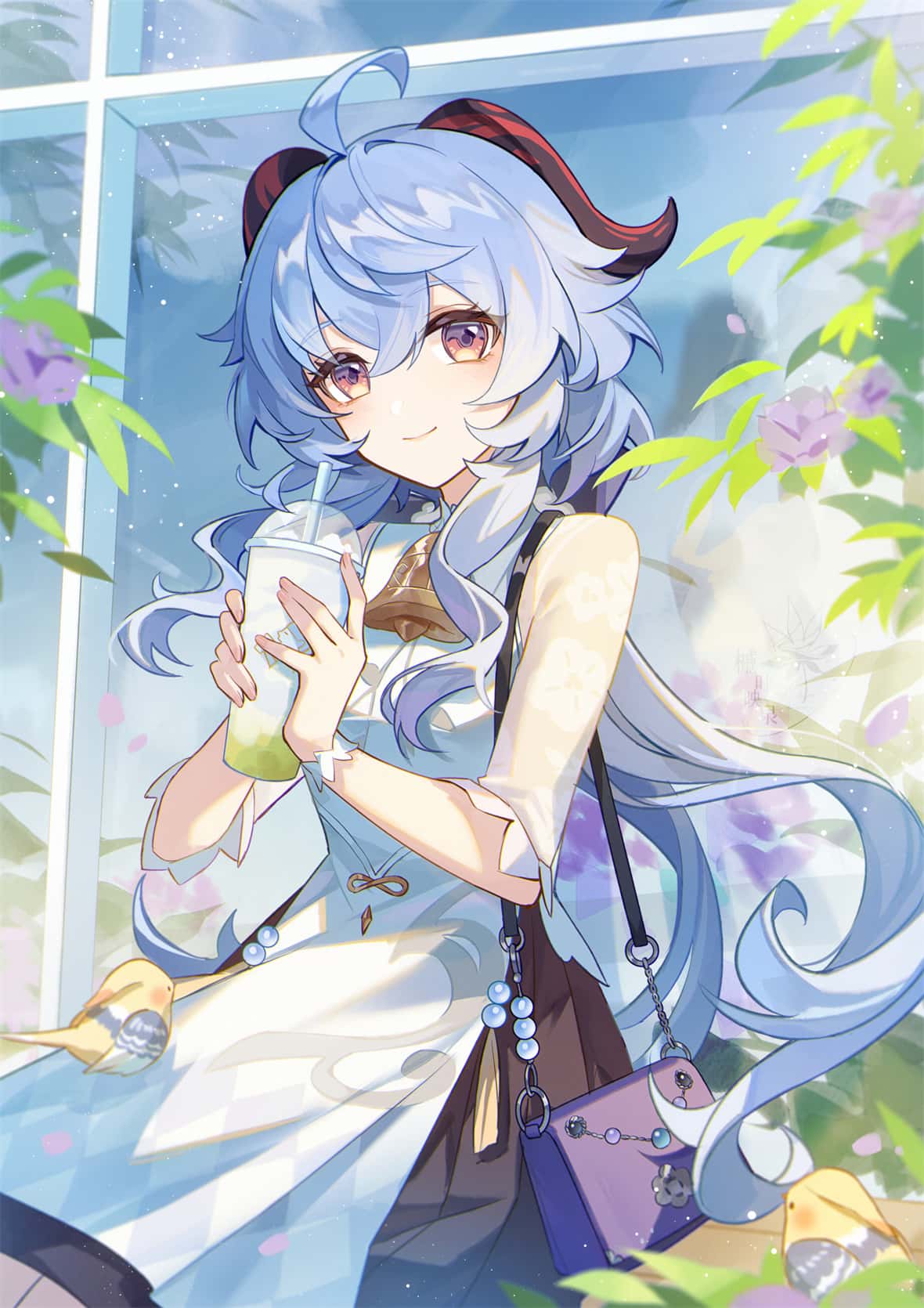 【动漫美图】原神 芙宁娜 甘雨 初音未来 星穹铁道 黑塔 知更鸟 碧蓝档案 圣园弥香 插画美图推荐 P站美图-第10张