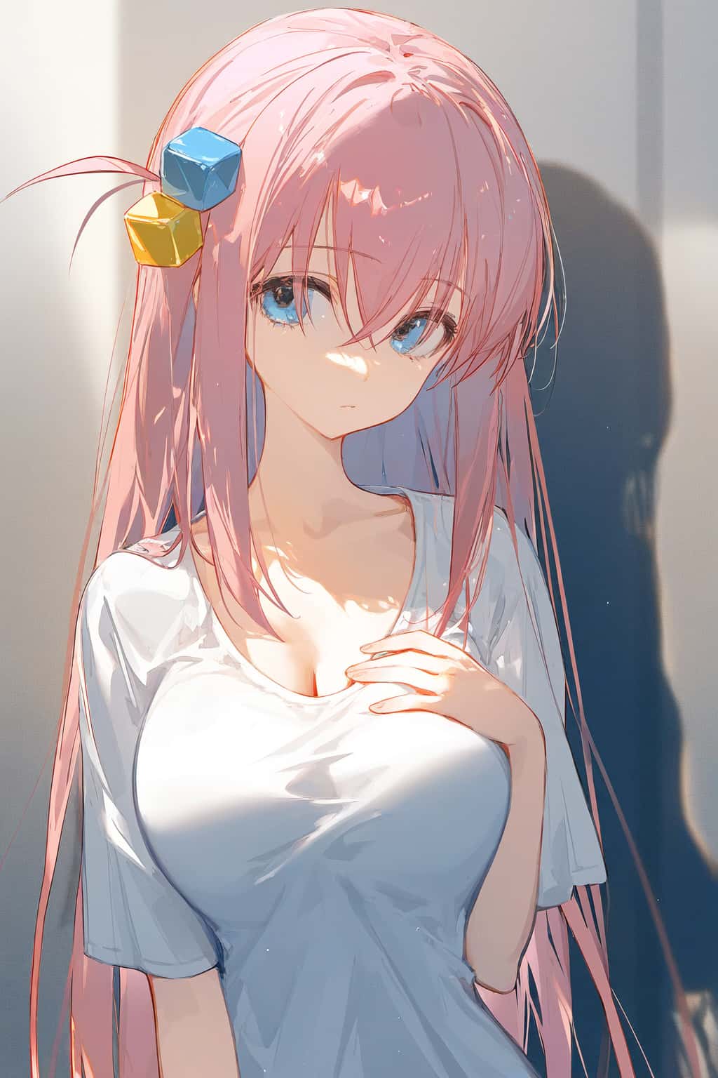 插画美图 孤独摇滚 大波奇 AI生成 插画-第3张