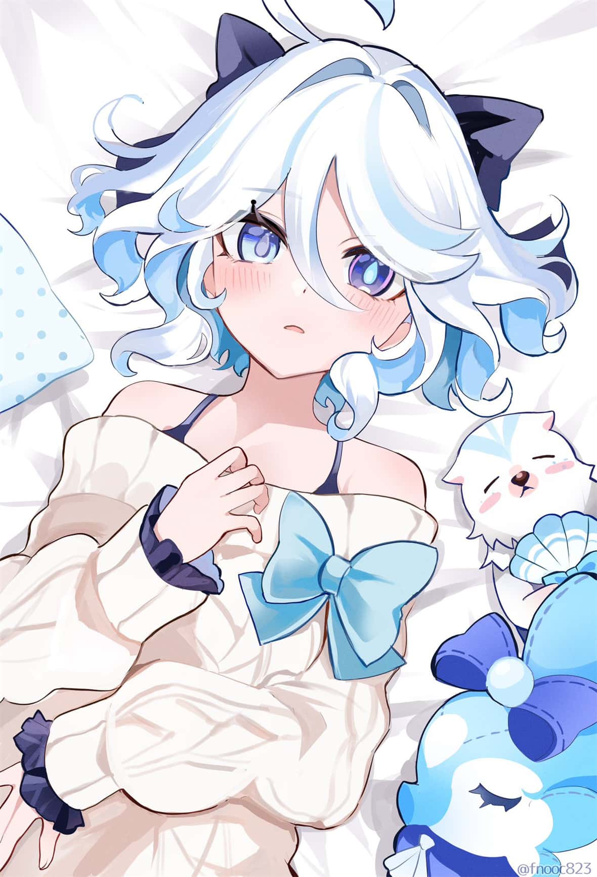 【动漫美图】原神 芙宁娜 碧蓝档案 小鸟游星野 圣园弥香 星穹铁道 知更鸟 黑塔 兽耳美少女 插画美图推荐 P站美图-第9张