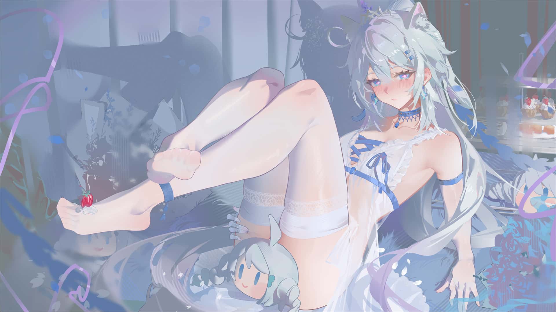 【插画精选】崩坏3 琪亚娜 碧蓝档案 早濑优香 陸八魔アル 原神 茜特菈莉 会员插画美图推荐（共45张） 精选插画-第6张