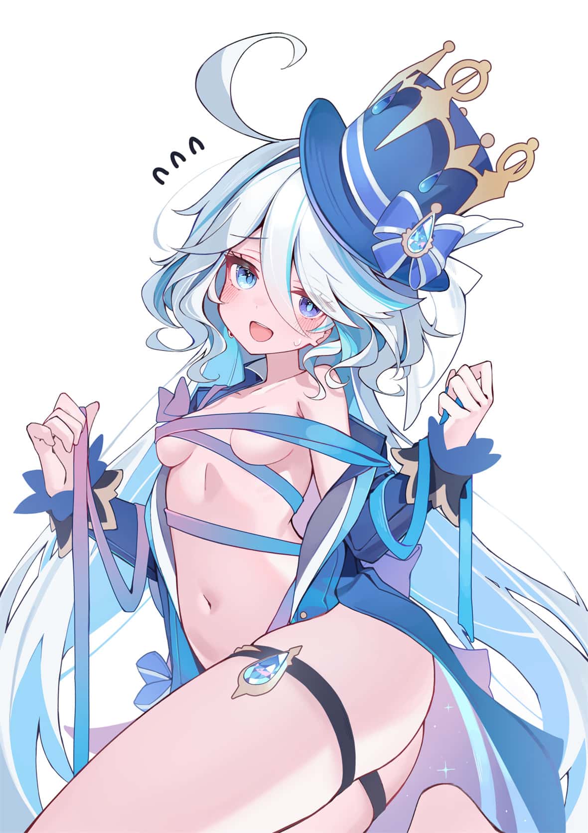【插画精选】星穹铁道 花火 原神 芙宁娜 碧蓝档案 早濑优香 会员动漫美图推荐（共45张） 插画精选-第4张