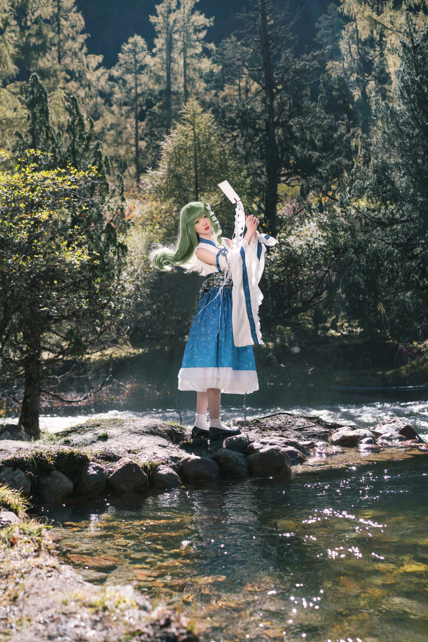 东方project 东风谷早苗cos @无风霖鹿 COSPLAY-第7张