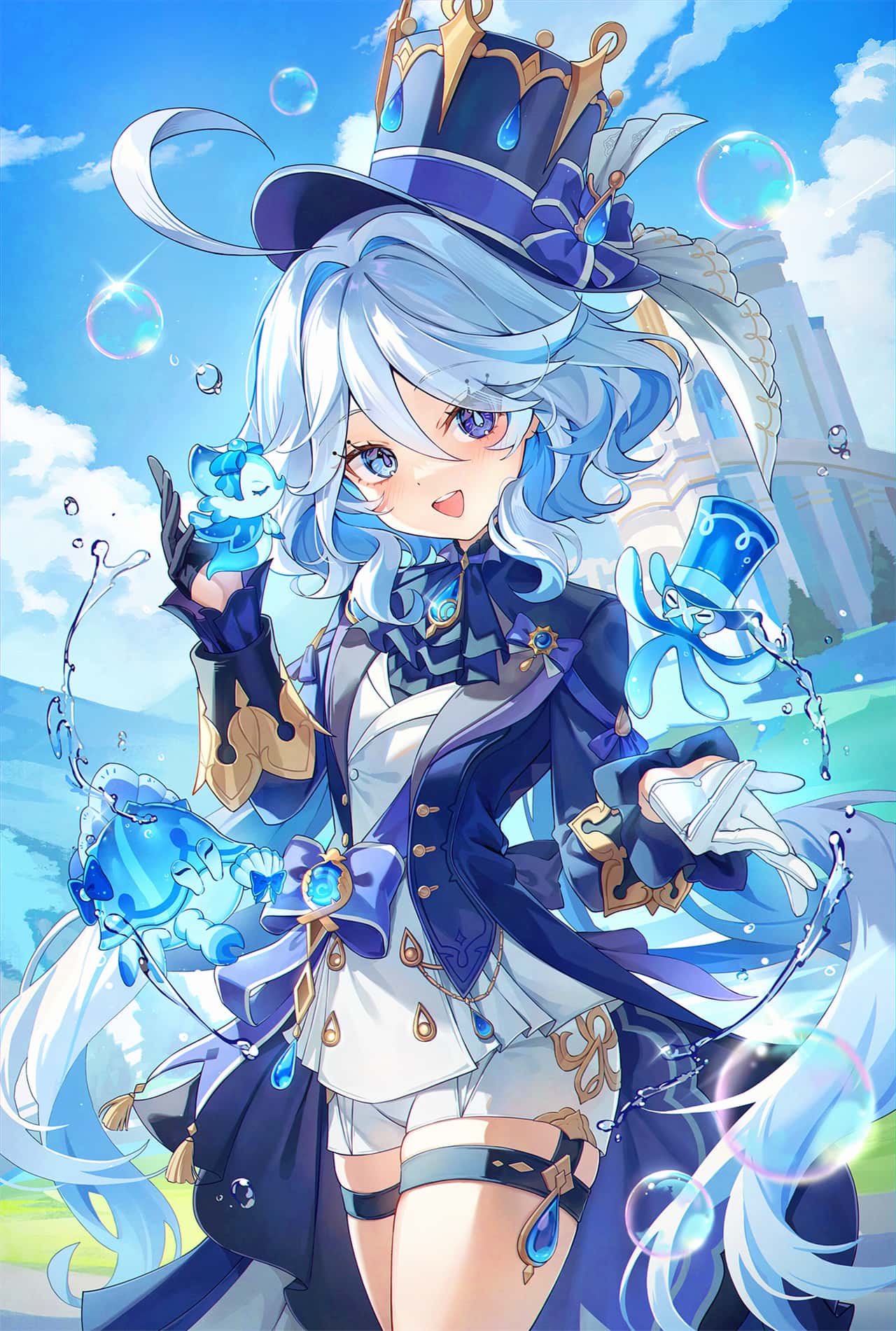 【动漫美图】初音未来 原神 芙宁娜 妮露 碧蓝档案 小鸟游星野 妃咲 早濑优香 仲正一花 鸣潮 椿 插画美图推荐 P站美图-第1张