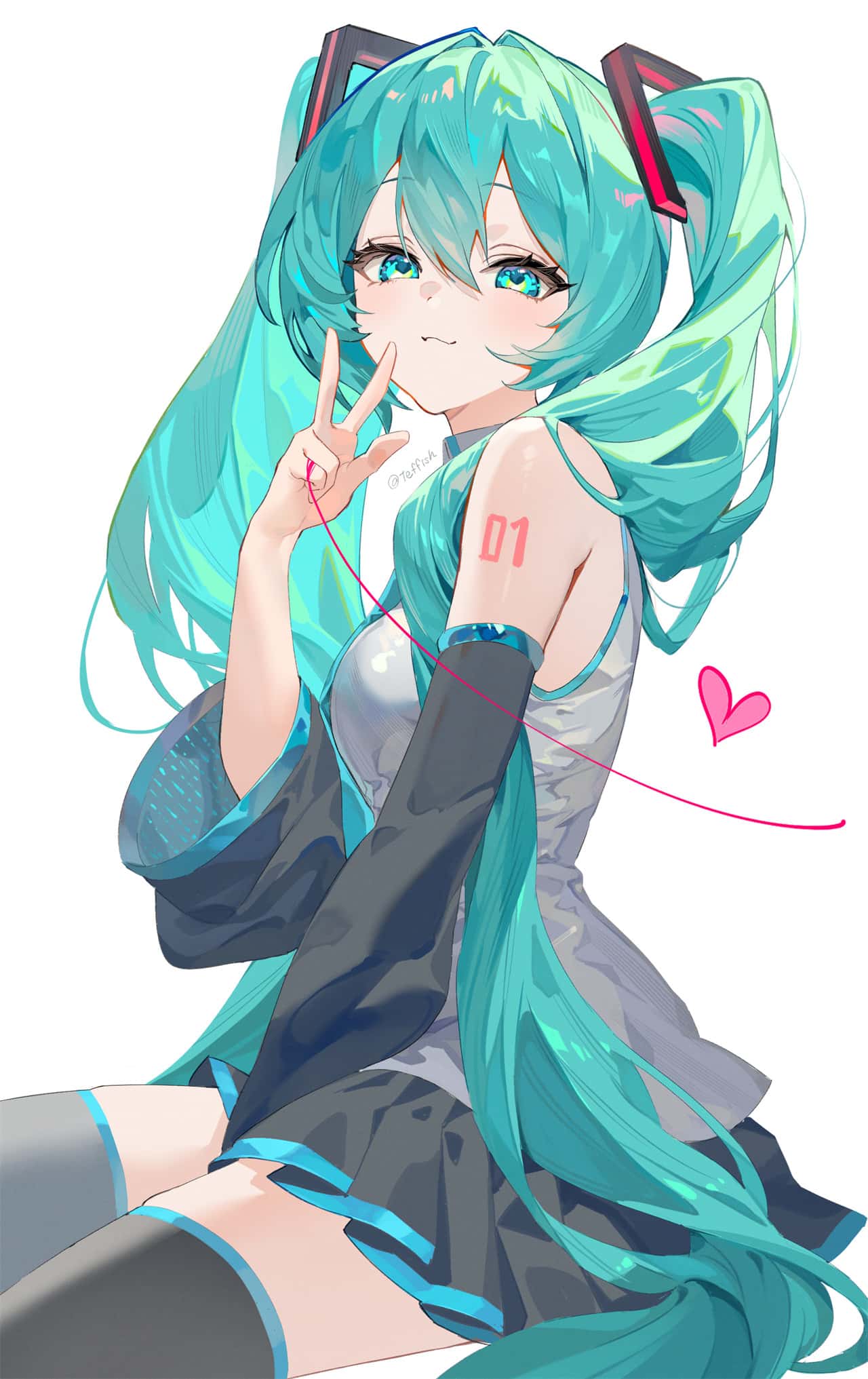 【动漫美图】初音未来 原神 芙宁娜 妮露 碧蓝档案 小鸟游星野 妃咲 早濑优香 仲正一花 鸣潮 椿 插画美图推荐 P站美图-第5张