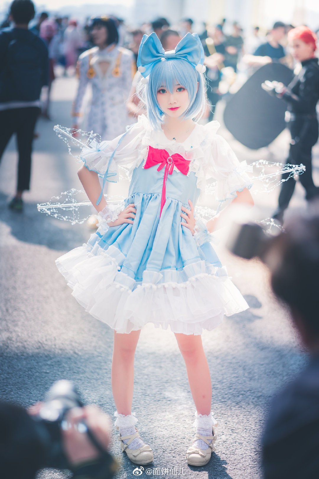 东方project 琪露诺cos @面饼仙儿 COSPLAY-第2张