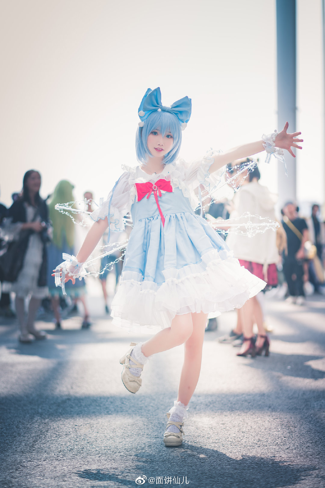 东方project 琪露诺cos @面饼仙儿 COSPLAY-第4张