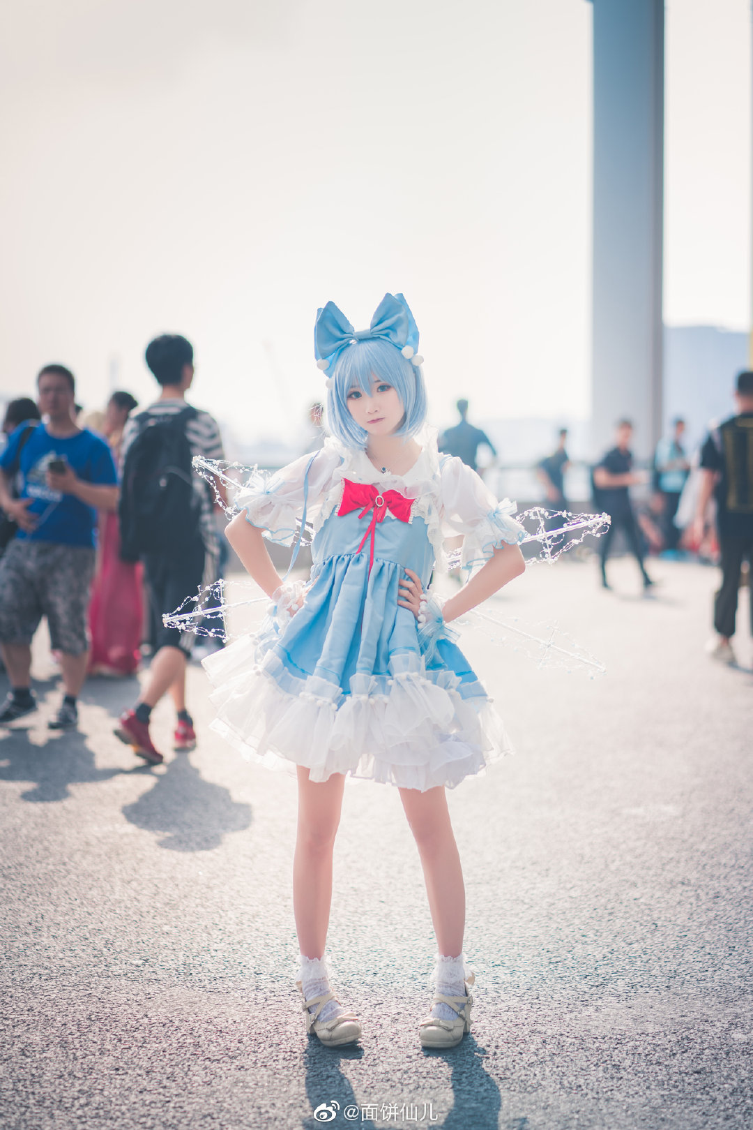 东方project 琪露诺cos @面饼仙儿 COSPLAY-第5张