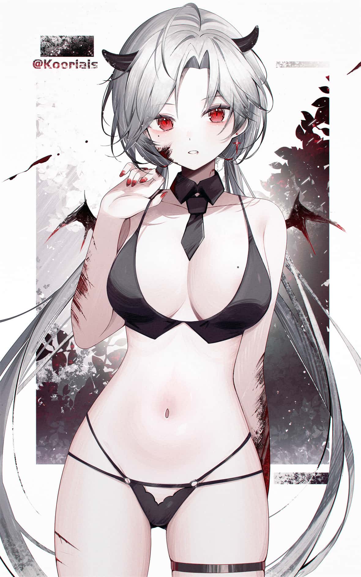 【插画精选】崩坏：星穹铁道 知更鸟 碧蓝档案 皋月 银发X乳美少女 会员动漫美图推荐 精选插画-第6张