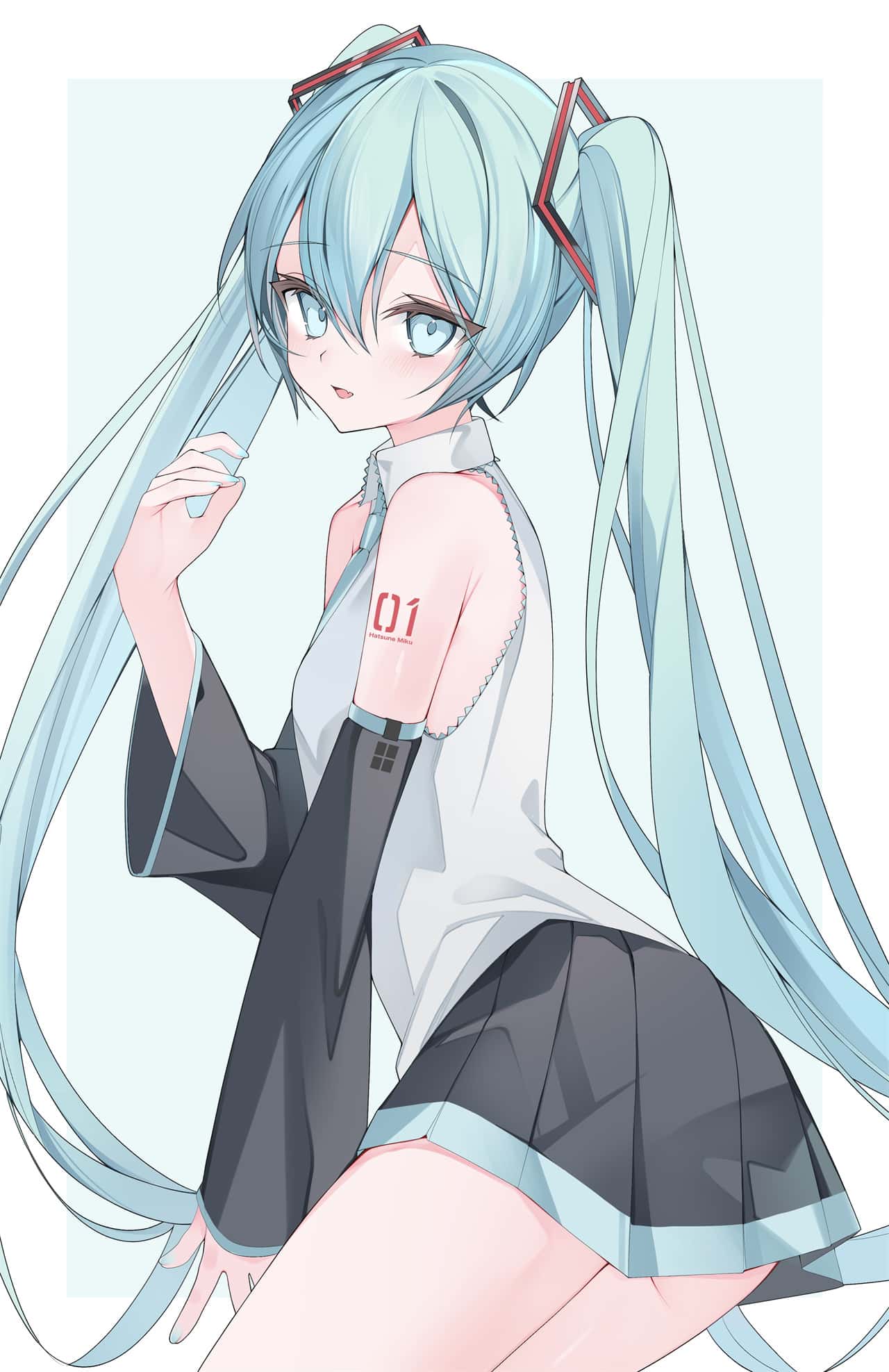 【动漫美图】碧蓝档案 小鸟游星野 圣园弥香 星穹铁道 流萤 初音未来 原神 纳西妲 芙宁娜 插画壁纸推荐（共45张） P站美图-第3张