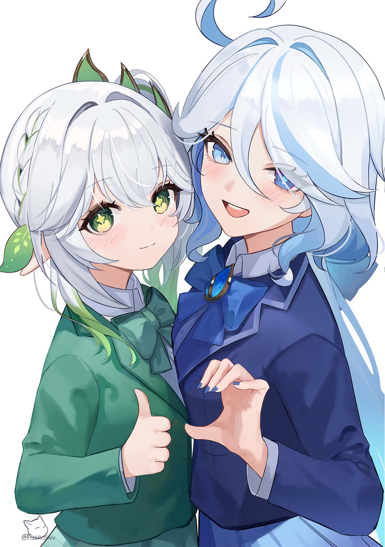【动漫美图】碧蓝档案 小鸟游星野 圣园弥香 星穹铁道 流萤 初音未来 原神 纳西妲 芙宁娜 插画壁纸推荐（共45张） P站美图-第8张