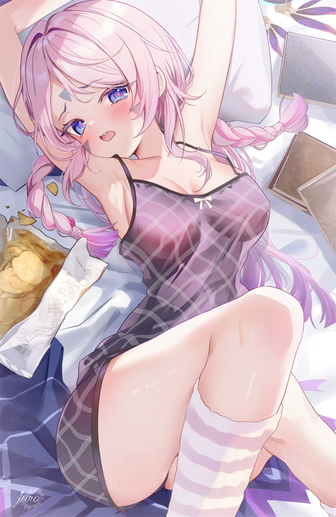 【插画精选】看小说，睡大觉就是我的喜好了，原神 茜特菈莉 同人角色插画特辑推荐共52张 插画精选-第5张