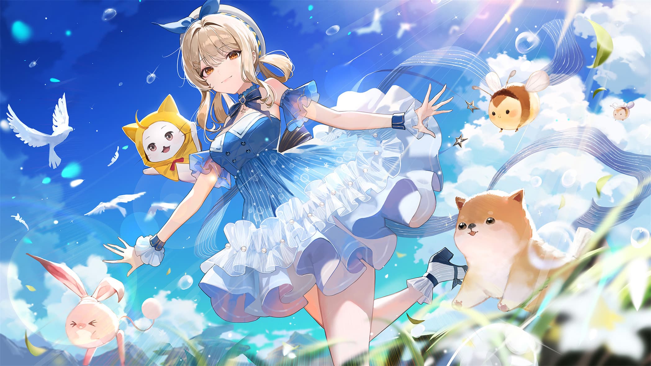【插画美图】绝区零 星见雅 星穹铁道 寒鸦 雪衣 花火 鸣潮 椿 原神 芙宁娜 碧蓝档案 妃咲 动漫壁纸推荐 P站美图-第2张