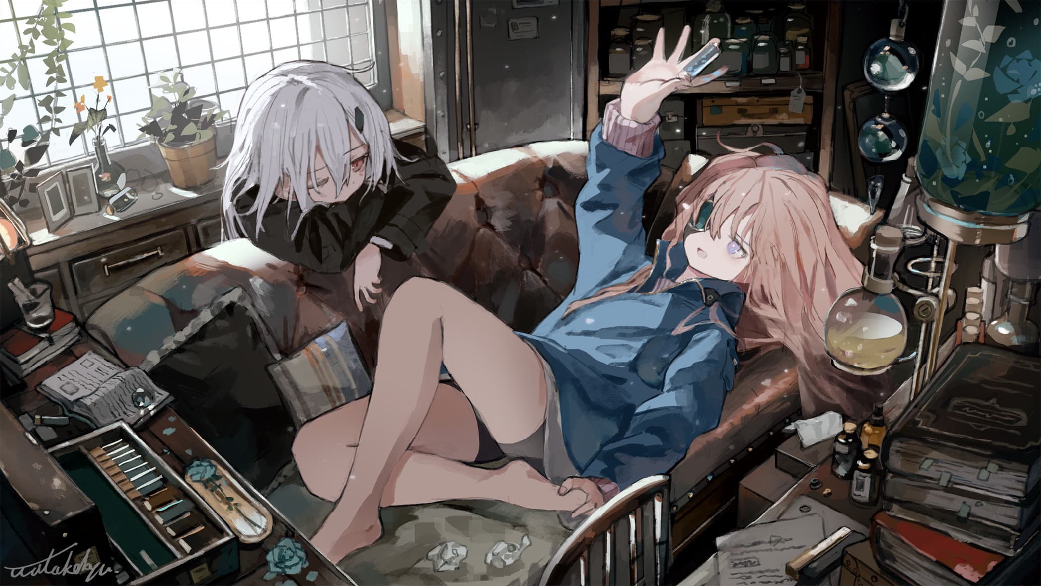 【插画美图】黄豆粉 碧蓝档案 早濑优香 砂狼白子 星穹铁道 花火 流萤 原神 芙宁娜 小胡桃 插画美图推荐 P站美图-第11张