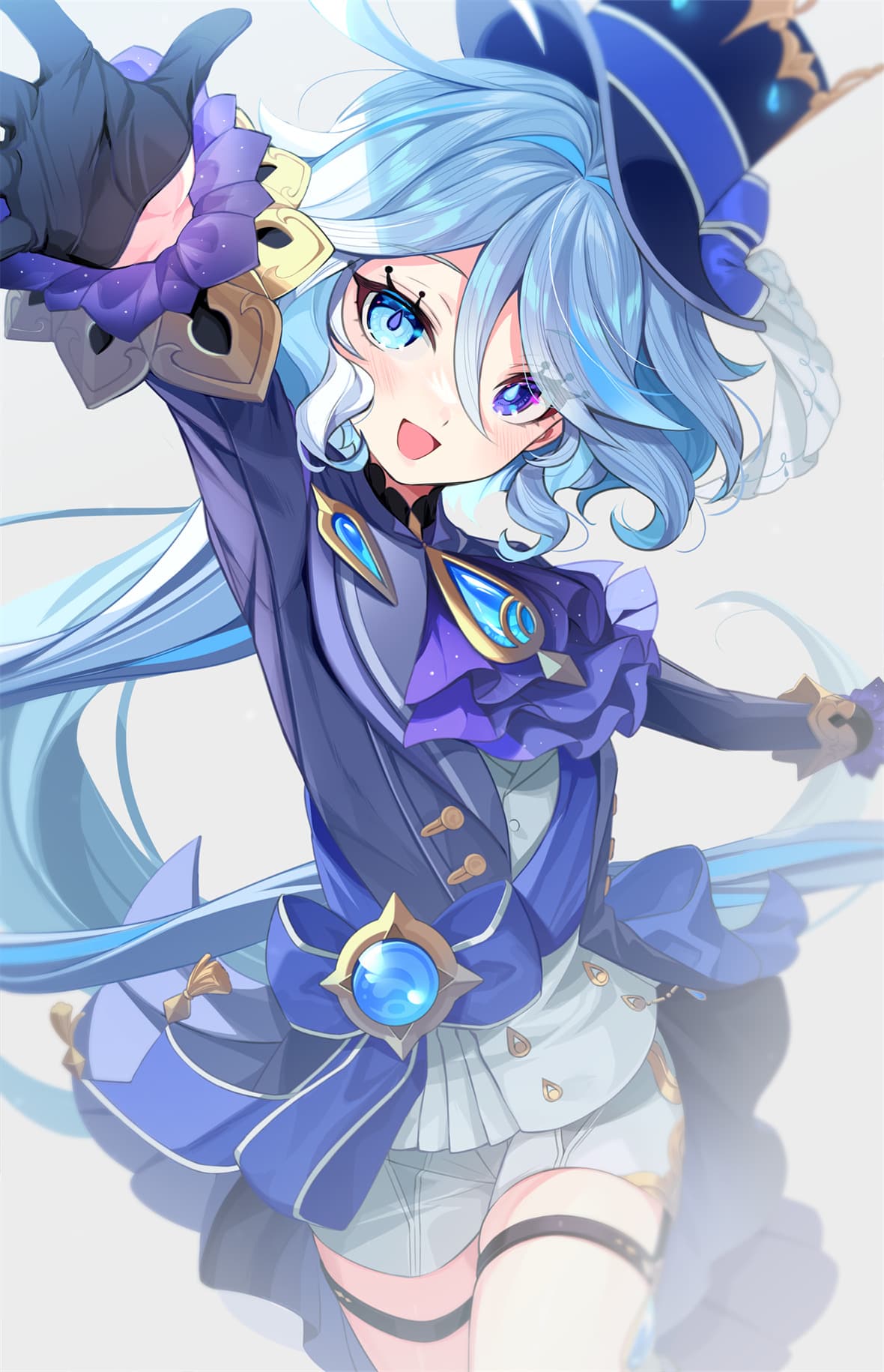 【插画美图】黄豆粉 碧蓝档案 早濑优香 砂狼白子 星穹铁道 花火 流萤 原神 芙宁娜 小胡桃 插画美图推荐 P站美图-第14张