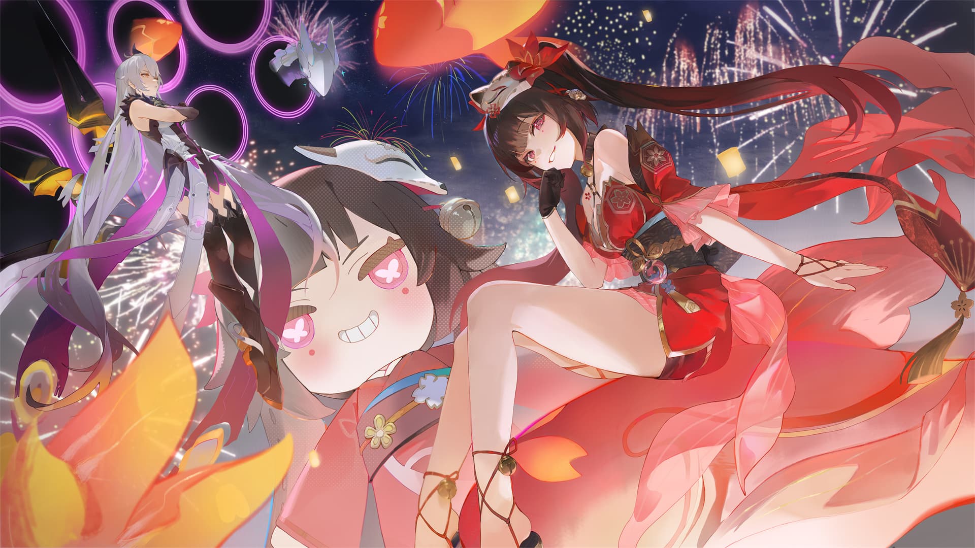 【动漫壁纸】碧蓝档案 阿罗娜 普拉娜 原神 胡桃 星穹铁道 花火 黄泉 插画美图推荐 手机壁纸-第18张