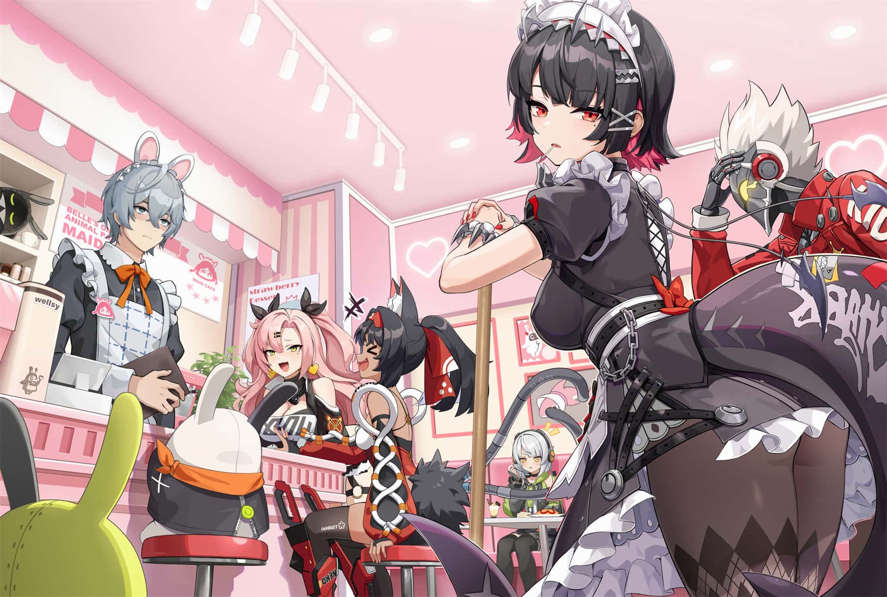 【插画特辑】元气十足美少女 好奇心旺盛的小猫咪 绝区零 猫宫又奈 角色动漫美图特辑推荐（共103张） P站美图-第5张