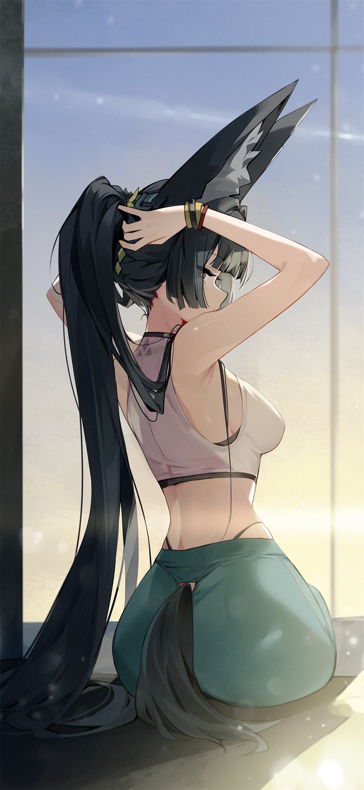 【插画美图】碧蓝档案 空崎ヒナ 早濑优香 虚拟偶像 重音Teto 星穹铁道 黑塔 明日方舟 阿米娅 动漫壁纸推荐 P站美图-第1张