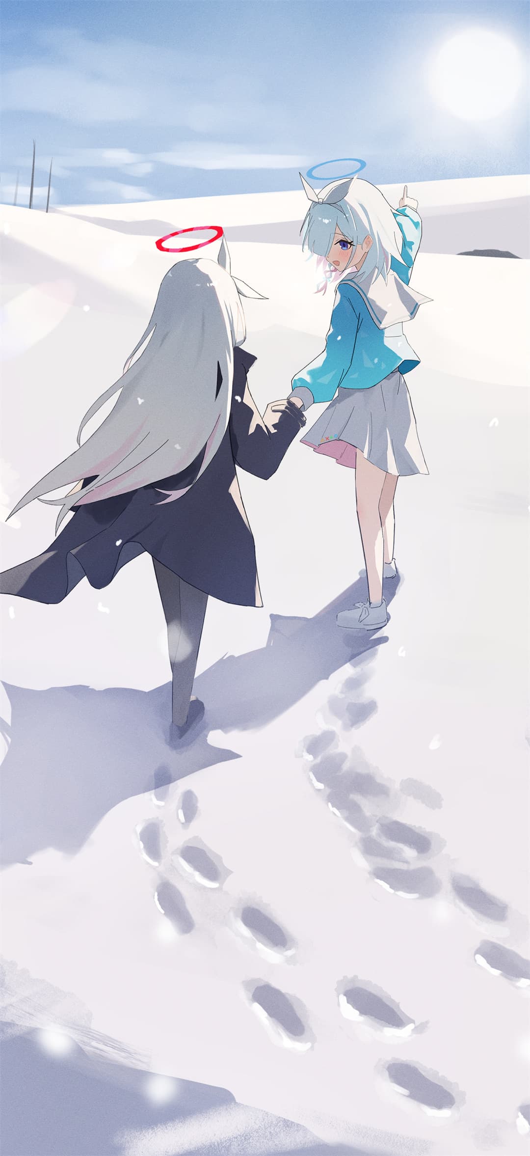 【插画美图】星穹铁道 流萤 原神 茜特菈莉 绝区零 星见雅 初音未来 碧蓝档案 阿罗娜 动漫壁纸推荐 P站美图-第5张