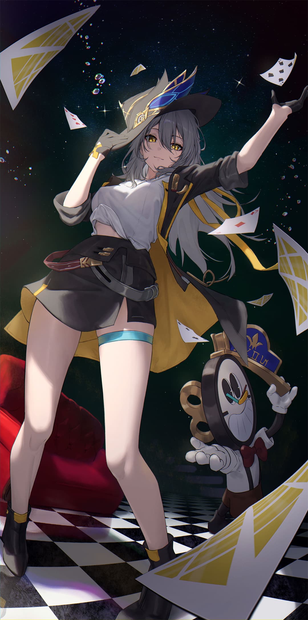【插画美图】绝区零 艾莲乔 玲 星穹铁道 镜流 飞霄 花火 知更鸟 原神 芙宁娜 动漫壁纸推荐 P站美图-第1张