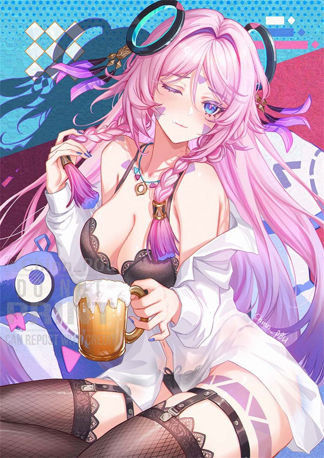 【插画精选】碧蓝航线 信浓 金鹿号 原神 茜特拉莉 会员动漫美图推荐（共49张） 精选插画-第7张