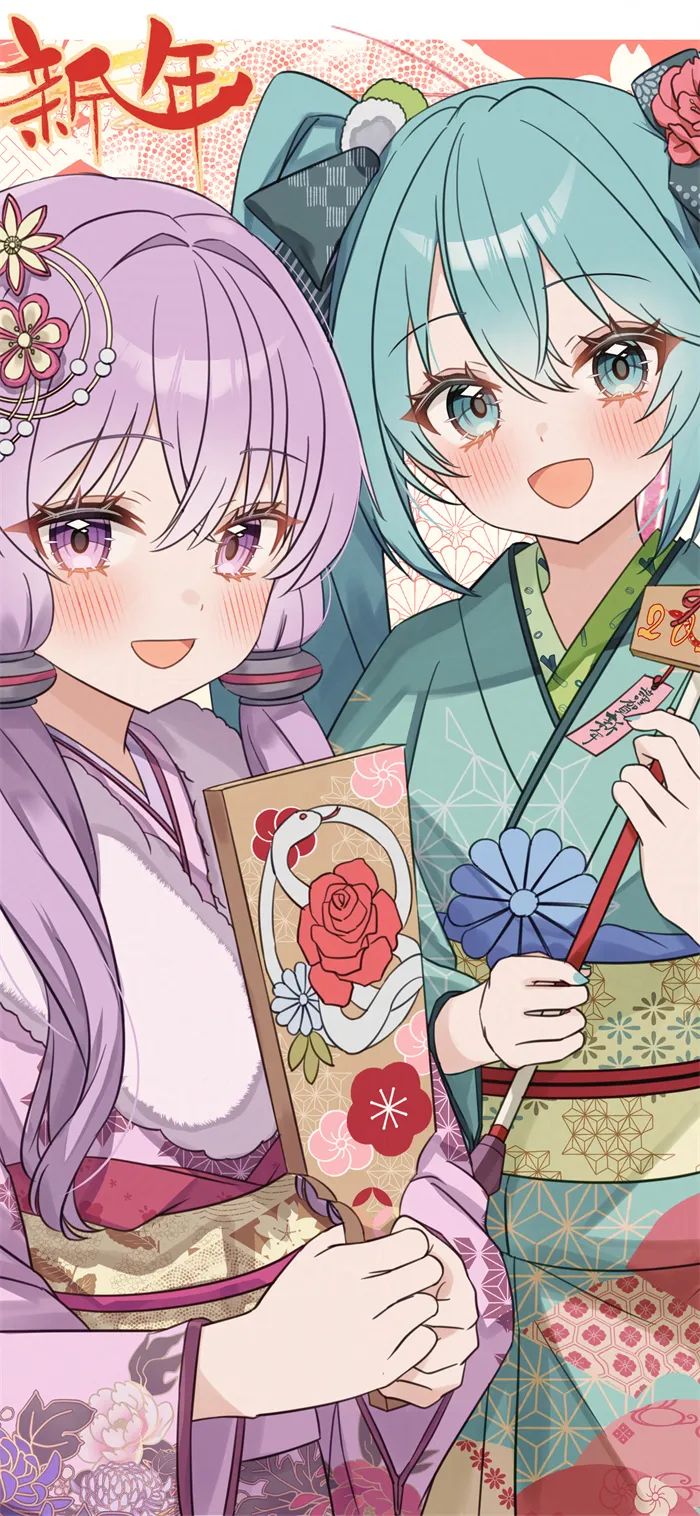 【动漫壁纸】2025新年 初音未来 Miku 插画壁纸 P站美图-第2张