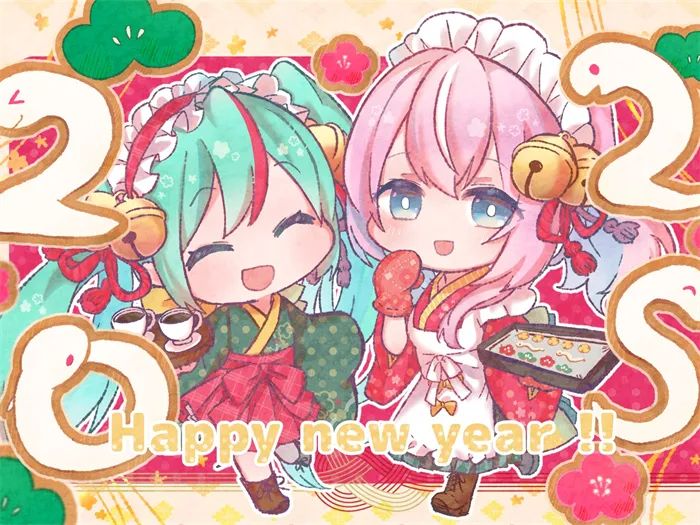 【动漫壁纸】2025新年 初音未来 Miku 插画壁纸 P站美图-第9张