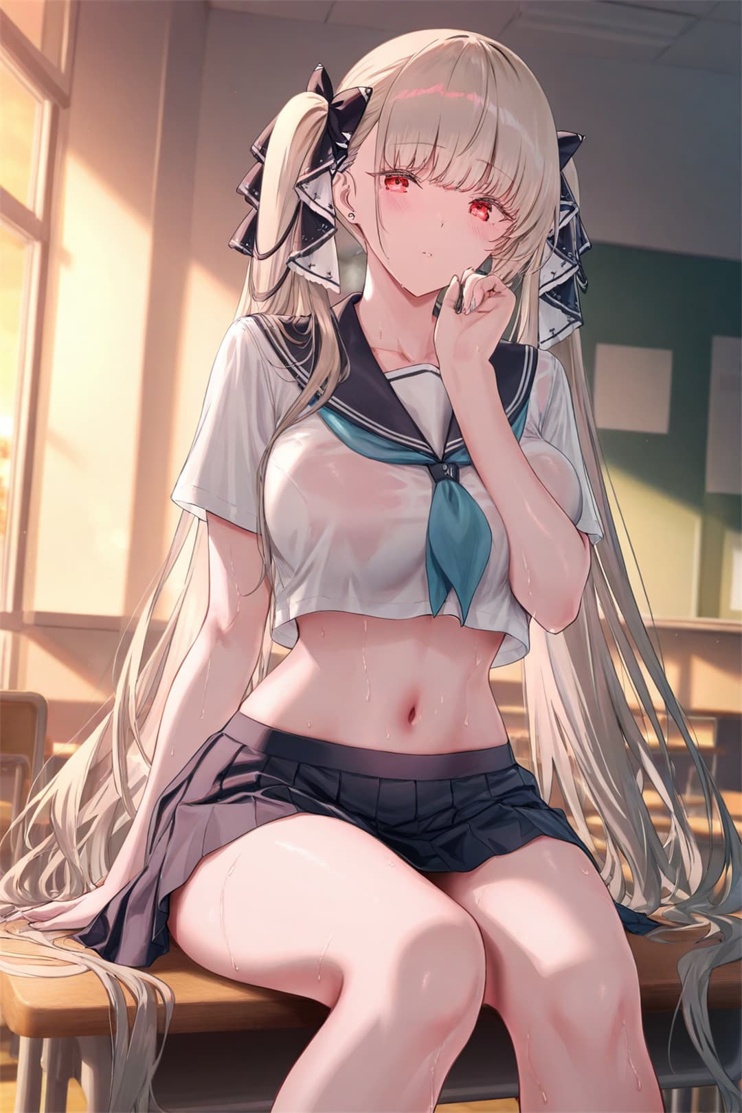 【插画精选】碧蓝档案 砂狼白子 早濑优香 星穹铁道 黑塔 会员动漫美图推荐 精选插画-第6张