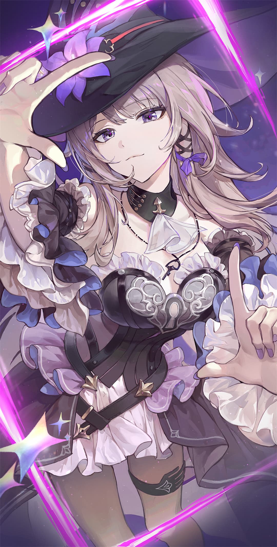 【插画美图】碧蓝档案 圣园弥香 原神 茜特拉莉 八重神子 芭芭拉 星铁 卡芙卡 流萤 动漫壁纸推荐 P站美图-第5张