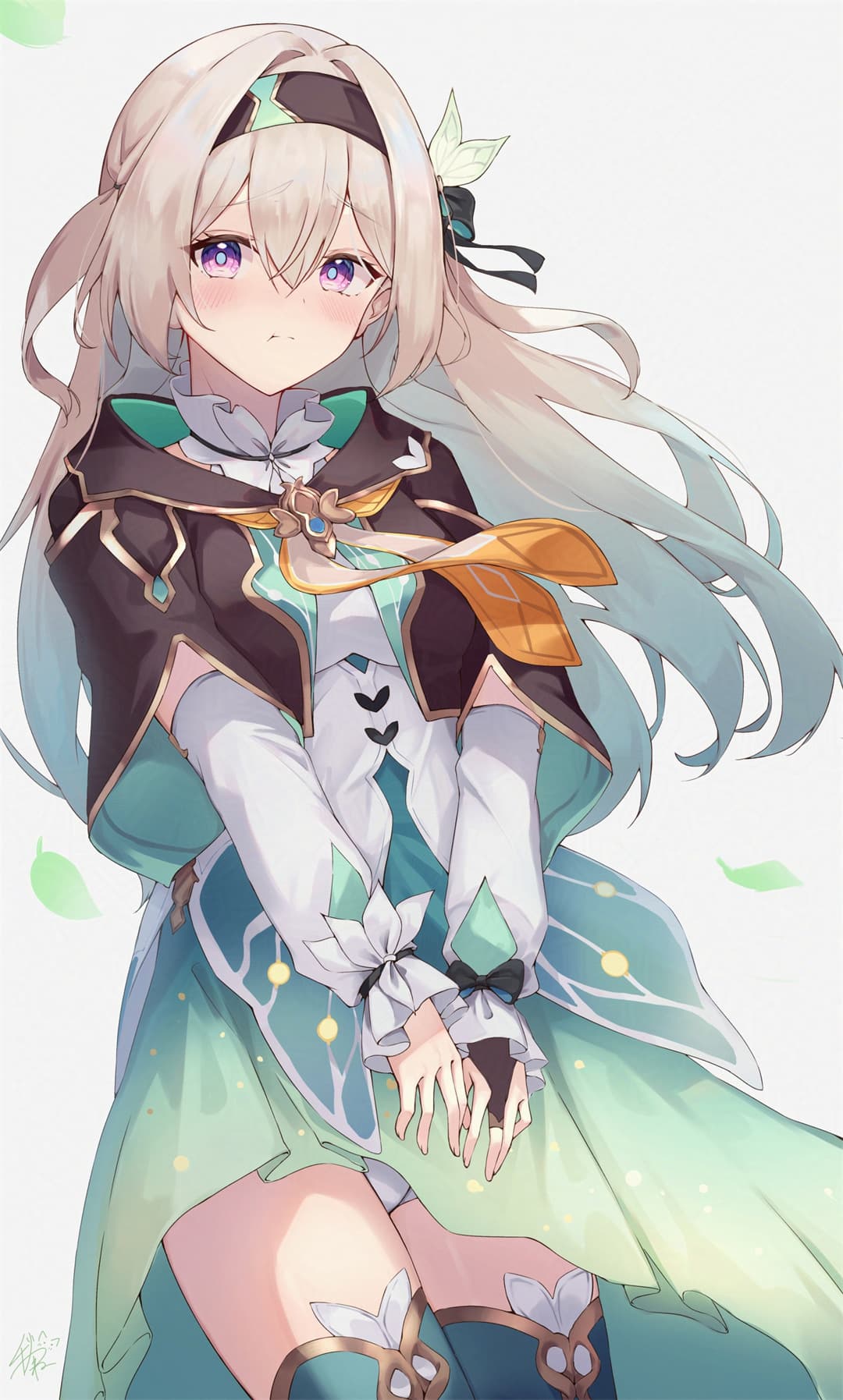【插画美图】碧蓝档案 圣园弥香 原神 茜特拉莉 八重神子 芭芭拉 星铁 卡芙卡 流萤 动漫壁纸推荐 P站美图-第7张