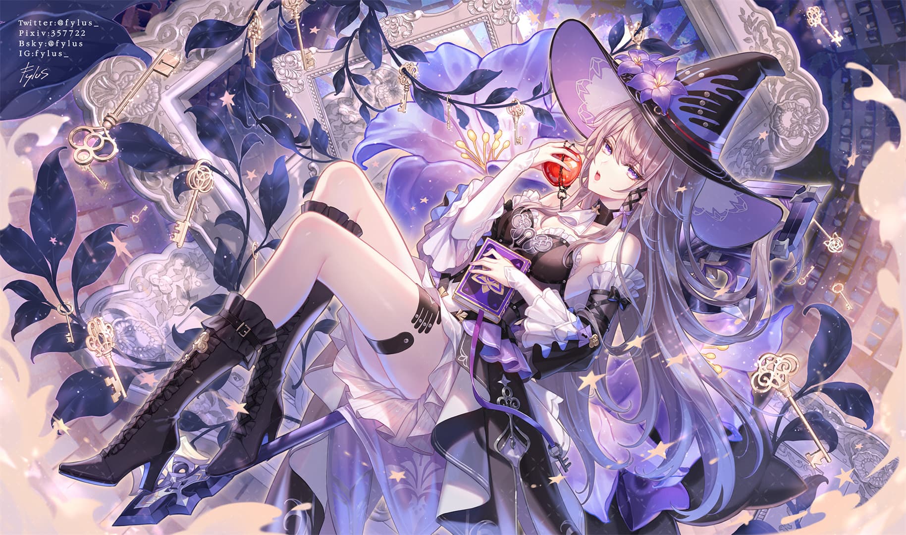 【插画美图】星穹铁道 符玄 黑塔 镜流  碧蓝档案 早濑优香 兽耳猫娘 原神 茜特拉莉 动漫美图推荐 P站美图-第5张
