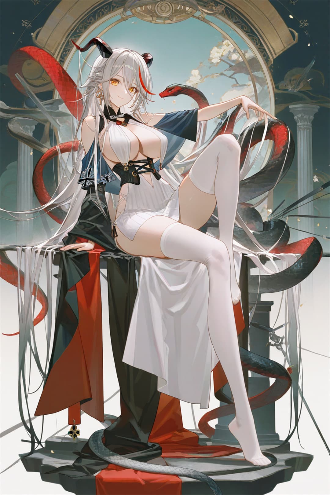 【插画精选】原神 茜特拉莉 麻雀一番街 白子&黒子 碧蓝航线 埃吉尔 会员动漫美图推荐 精选插画-第1张