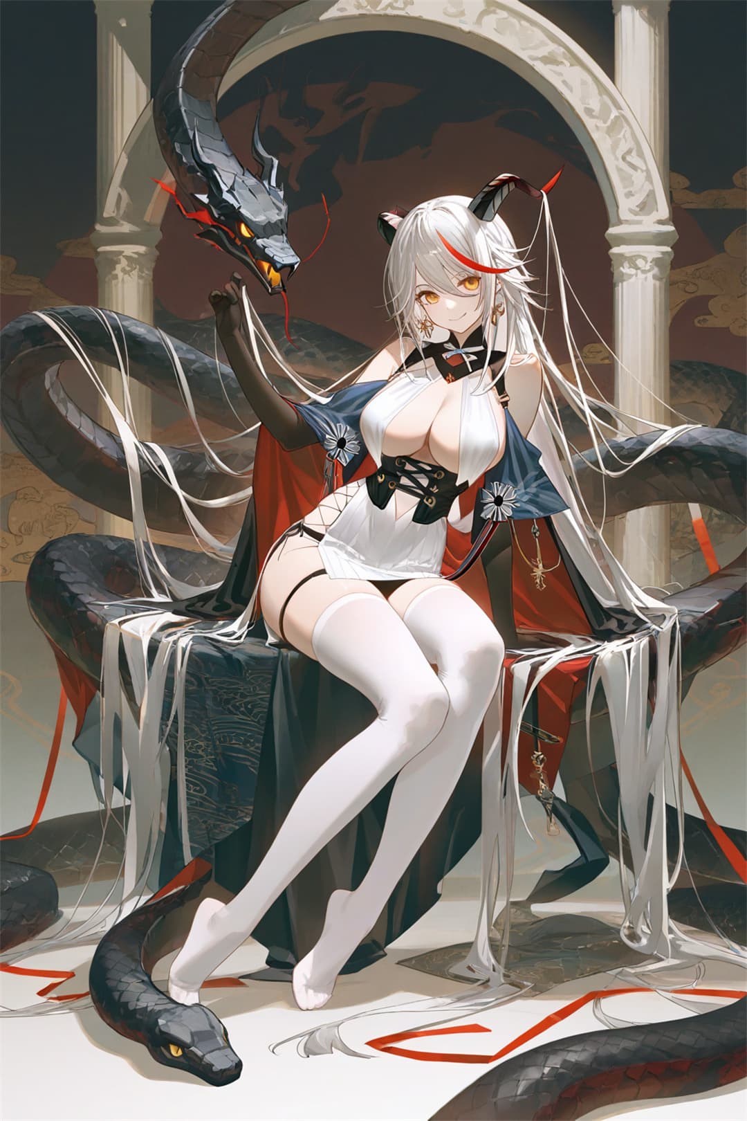 【插画精选】原神 茜特拉莉 麻雀一番街 白子&黒子 碧蓝航线 埃吉尔 会员动漫美图推荐 精选插画-第2张