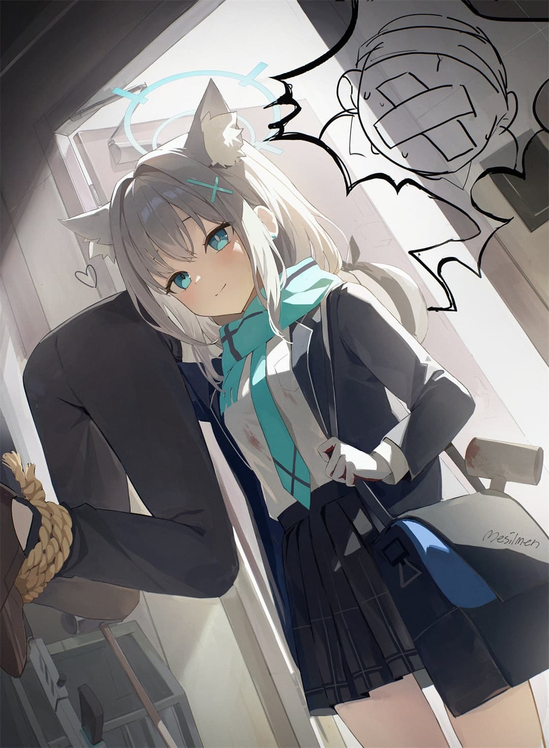【插画美图】初音未来 星穹铁道 黑塔  流萤 原神 茜特拉莉 碧蓝档案 砂狼白子 绝区零 星见雅 动漫壁纸推荐 P站美图-第6张