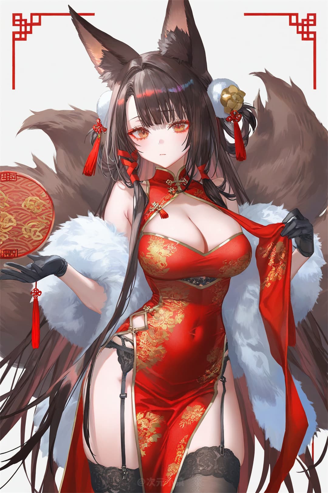 【插画精选】 碧蓝航线 赤城 天城 武蔵 加賀 信浓 AI绘画 精选插画-第3张