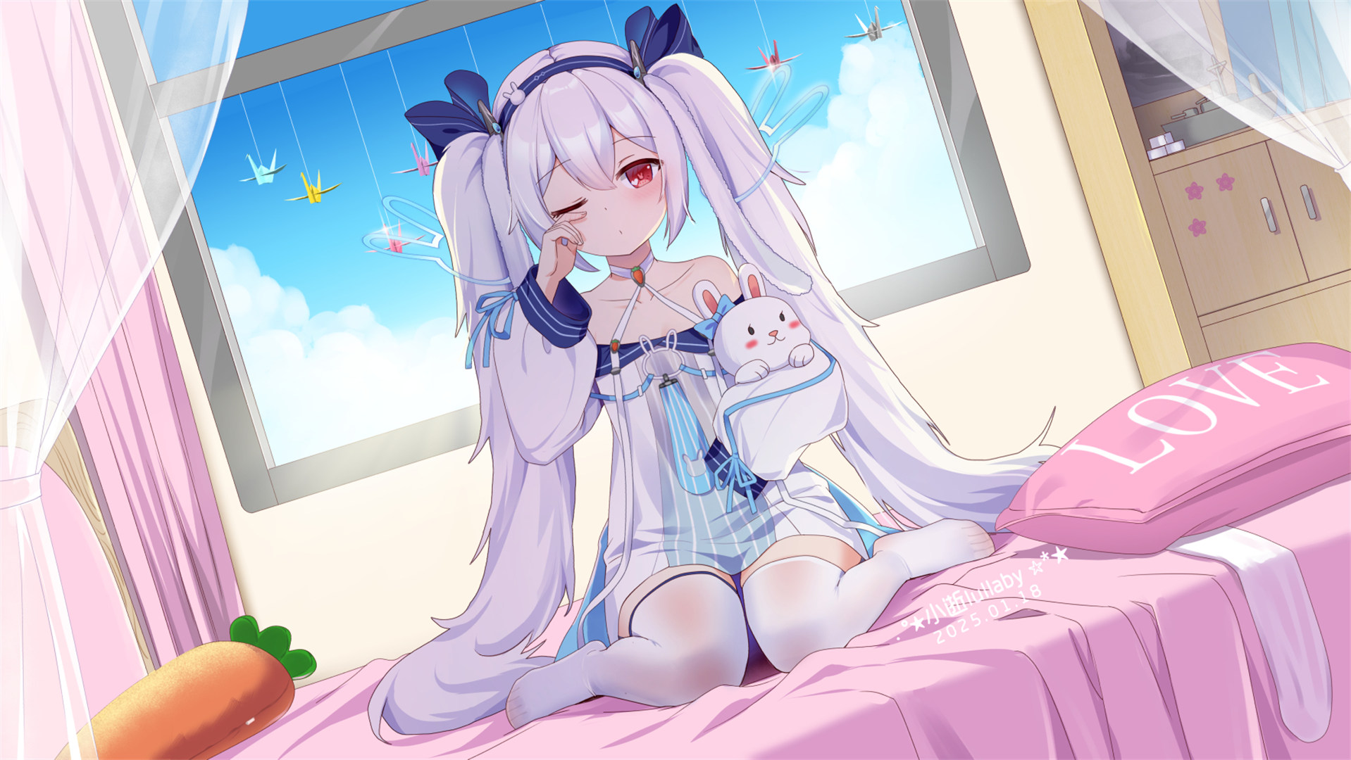 【插画美图】星穹铁道 知更鸟 黑塔 碧蓝档案 飞鸟马时 早赖优香 初音未来 赛马娘 绝区零 星见雅 插画美图推荐 P站美图-第3张