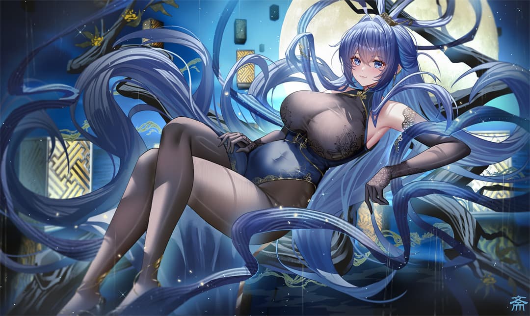 【插画精选】偶像大师 灰姑娘女孩 包臀裙 鹭泽文香 碧蓝航线 新泽西 会员动漫美图推荐 插画精选-第5张
