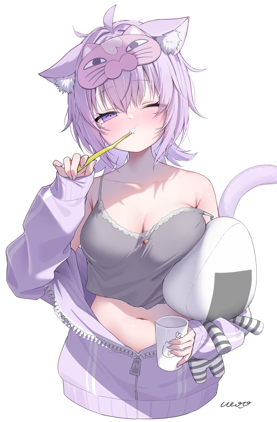 【插画精选】碧蓝档案 秤亚津子 天雨アコ 戒野美咲 绝区零 简杜 会员动漫美图推荐 插画精选-第3张