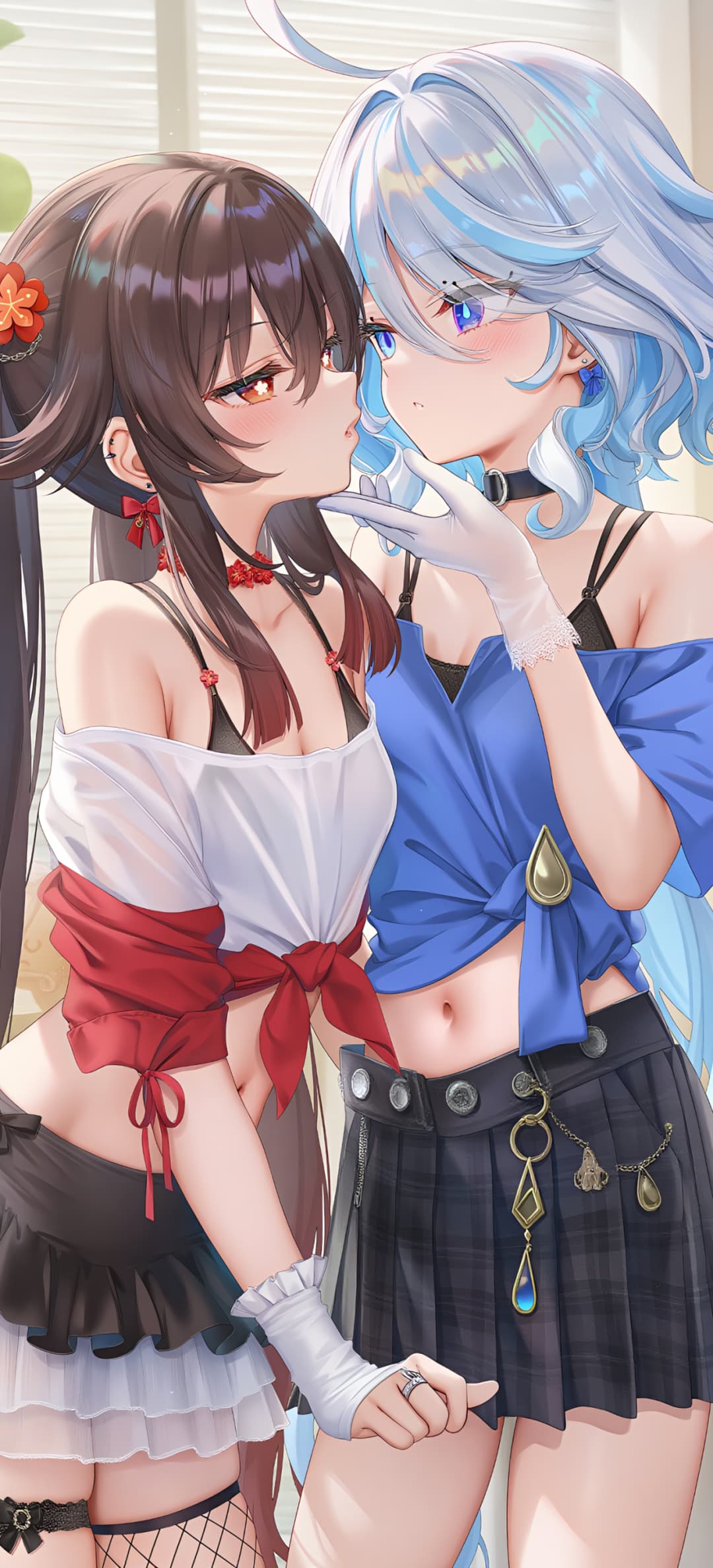 【动漫壁纸】JK制服米塔 绝区零 艾莲乔 原神 胡桃 芙宁娜 星穹铁道 黑塔 插画美图推荐 手机壁纸-第3张