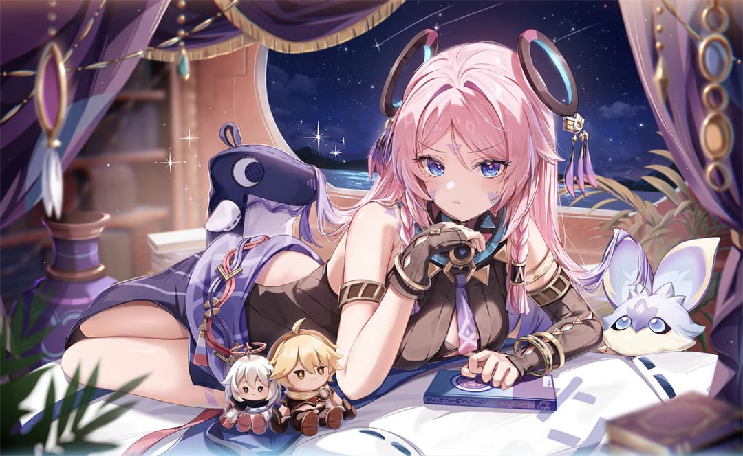【插画精选】绝区零 耀嘉音 碧蓝航线 崩坏：星穹铁道 托帕 会员动漫美图推荐 精选插画-第7张