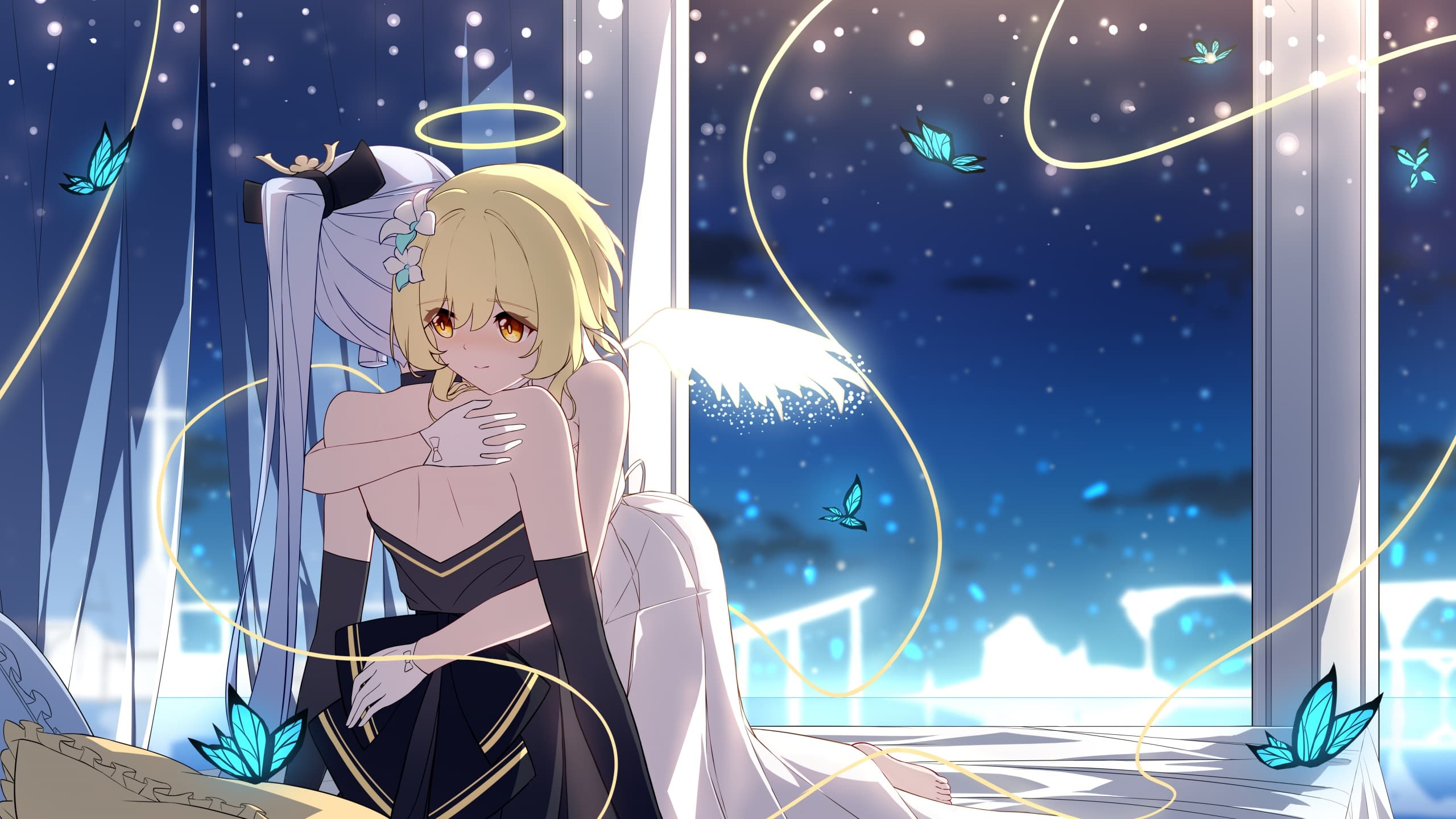 【动漫壁纸】蔚蓝档案 妃咲 小塗マキ 绝区零 玲 伊芙琳 东方Project 洩矢诹访子 初音未来 鸣潮 菲比 插画美图推荐 手机壁纸-第11张