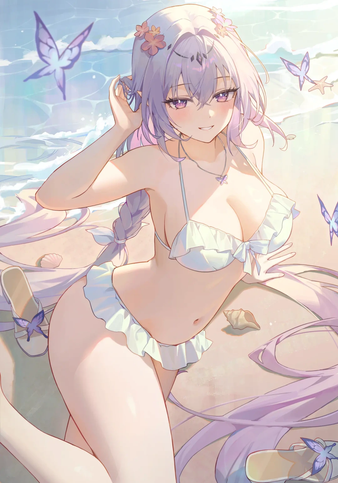 【插画精选】蔚蓝档案 砂狼白子 早濑优香 星穹铁道 遐蝶 流萤 会员动漫美图（共50张）