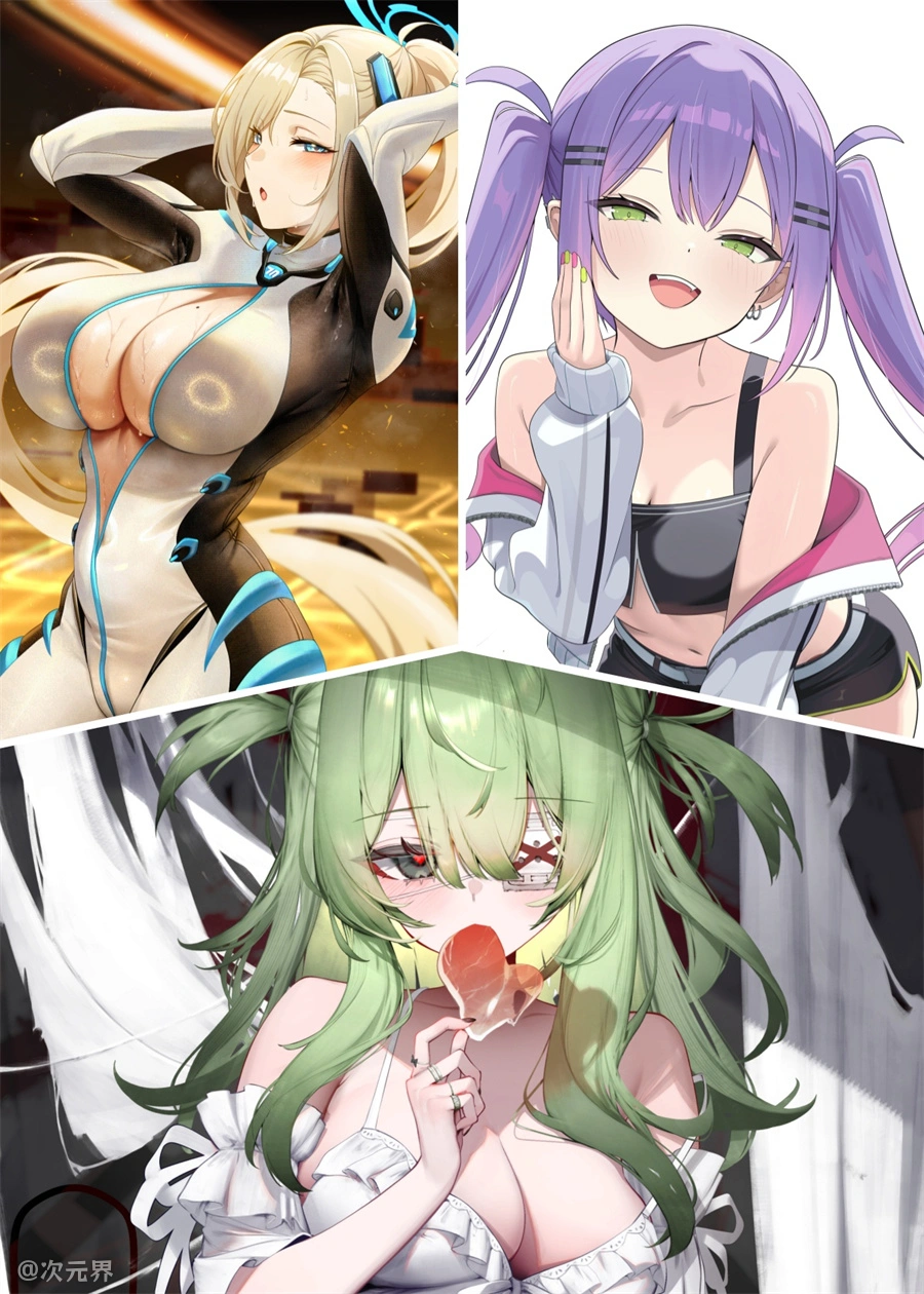 【插画精选】碧蓝档案 一之濑明日奈 佐藤ネグリュシカ 鸣潮 琳奈 会员美图推荐 精选插画-第1张