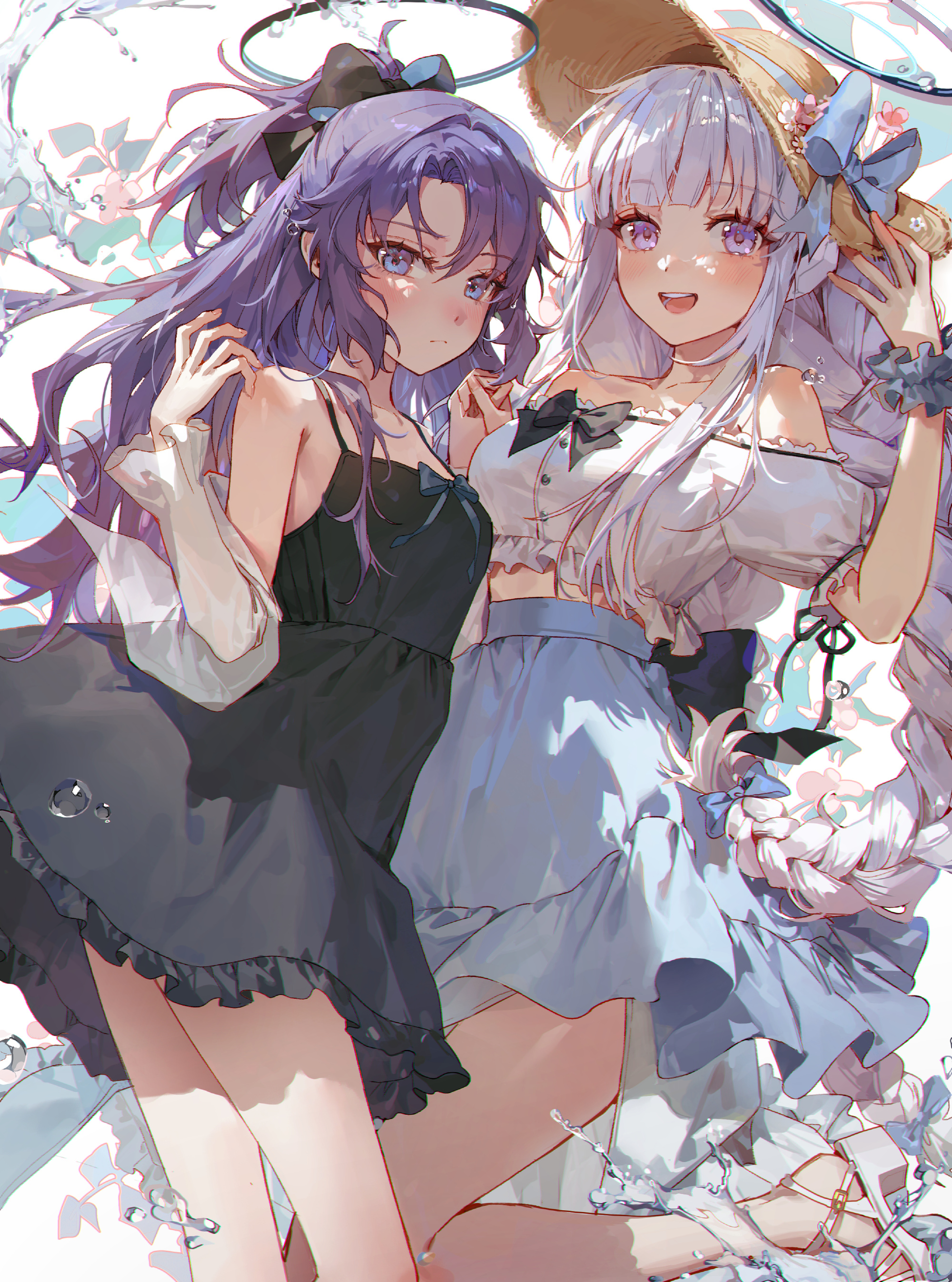 碧蓝档案 双马尾 早濑优香 生盐诺亚@yejji 插画-第1张