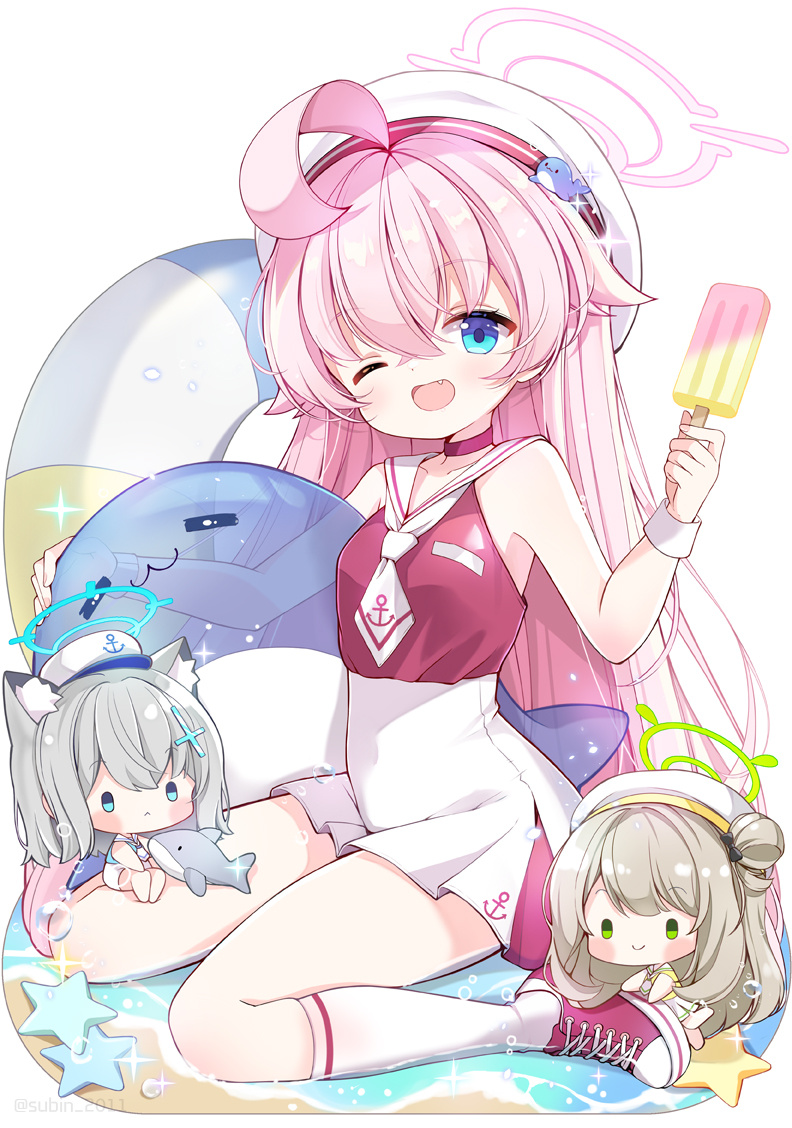 小小的，也很可爱🥰 ​​​ 蔚蓝档案@subin_2011 插画-第5张