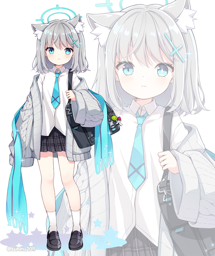 小小的，也很可爱🥰 ​​​ 蔚蓝档案@subin_2011 插画-第3张