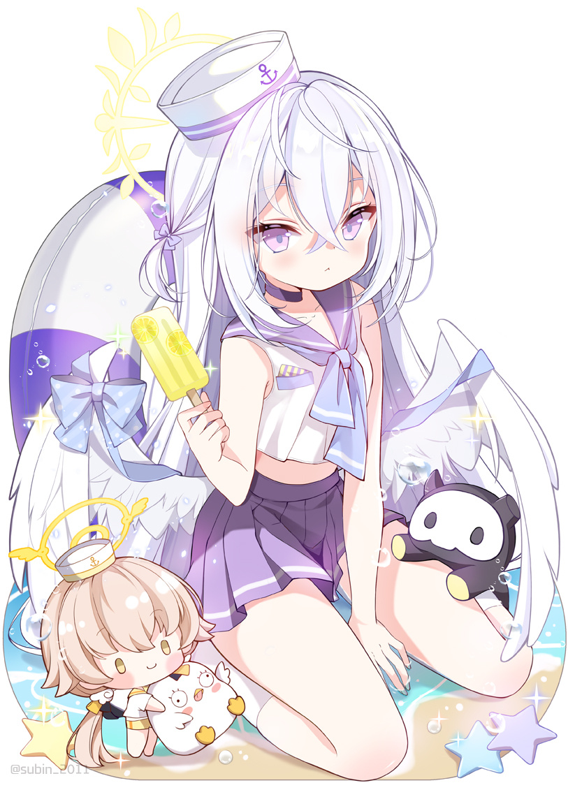 小小的，也很可爱🥰 ​​​ 蔚蓝档案@subin_2011 插画-第4张