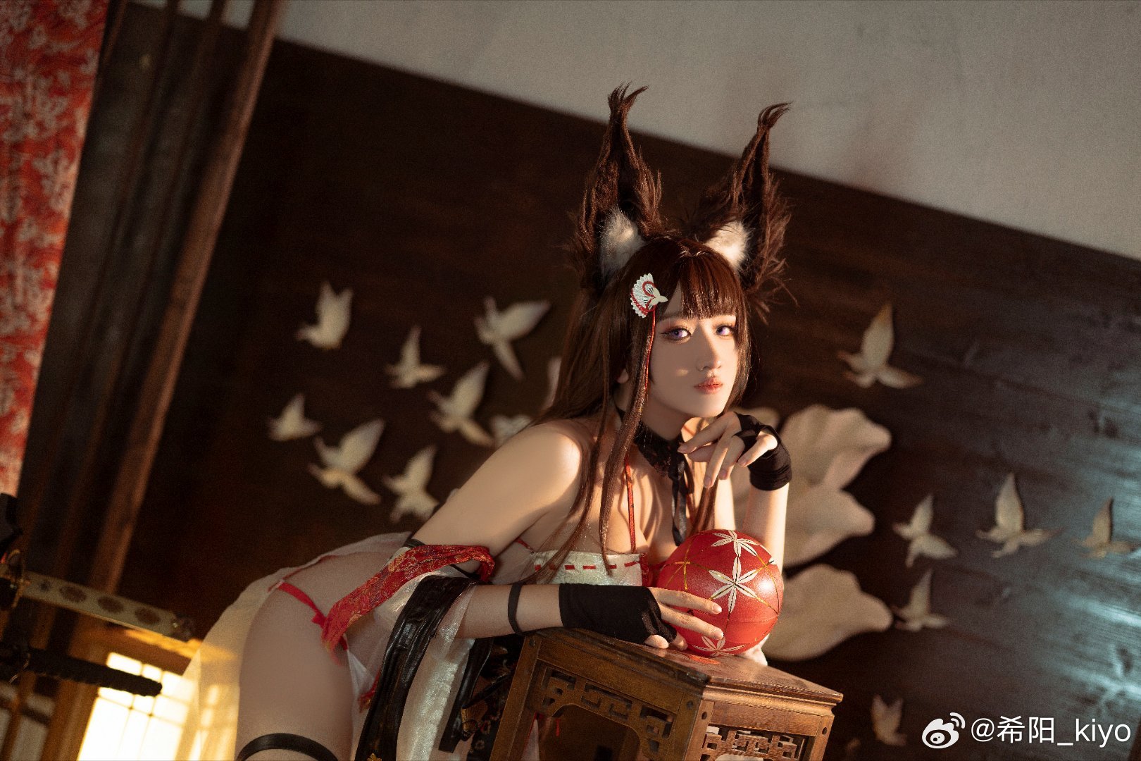COSPLAY 我是不会漂走的。因为主上您和赤城都是如此期望的啊。碧蓝航线cos  天城-走水静莲@希阳_kiyo COSPLAY-第3张