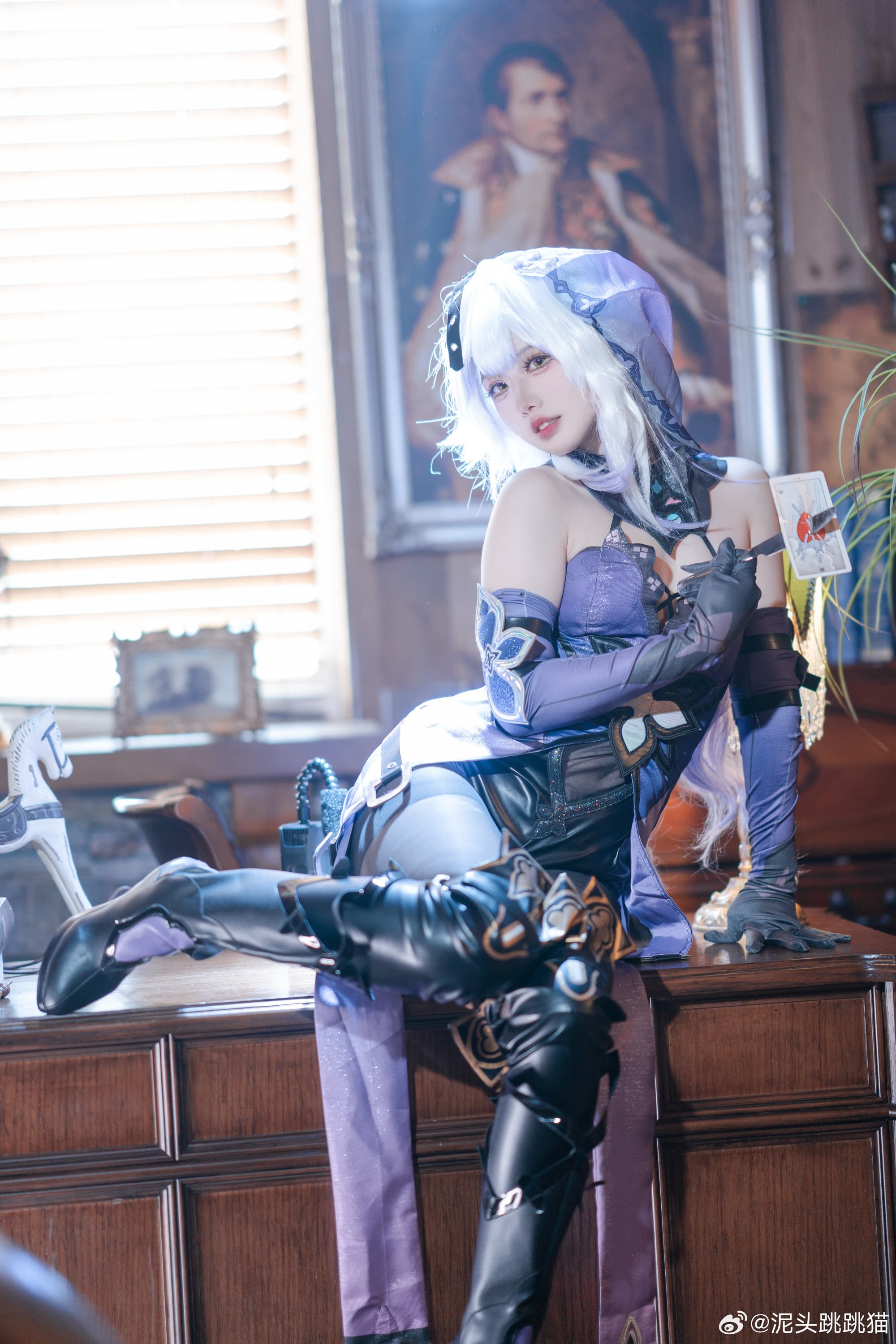 COSPLAY 最近过的怎么样？有烦心事的话，要让我替你占卜…决定选择吗？黑天鹅@泥头跳跳猫 COSPLAY-第4张