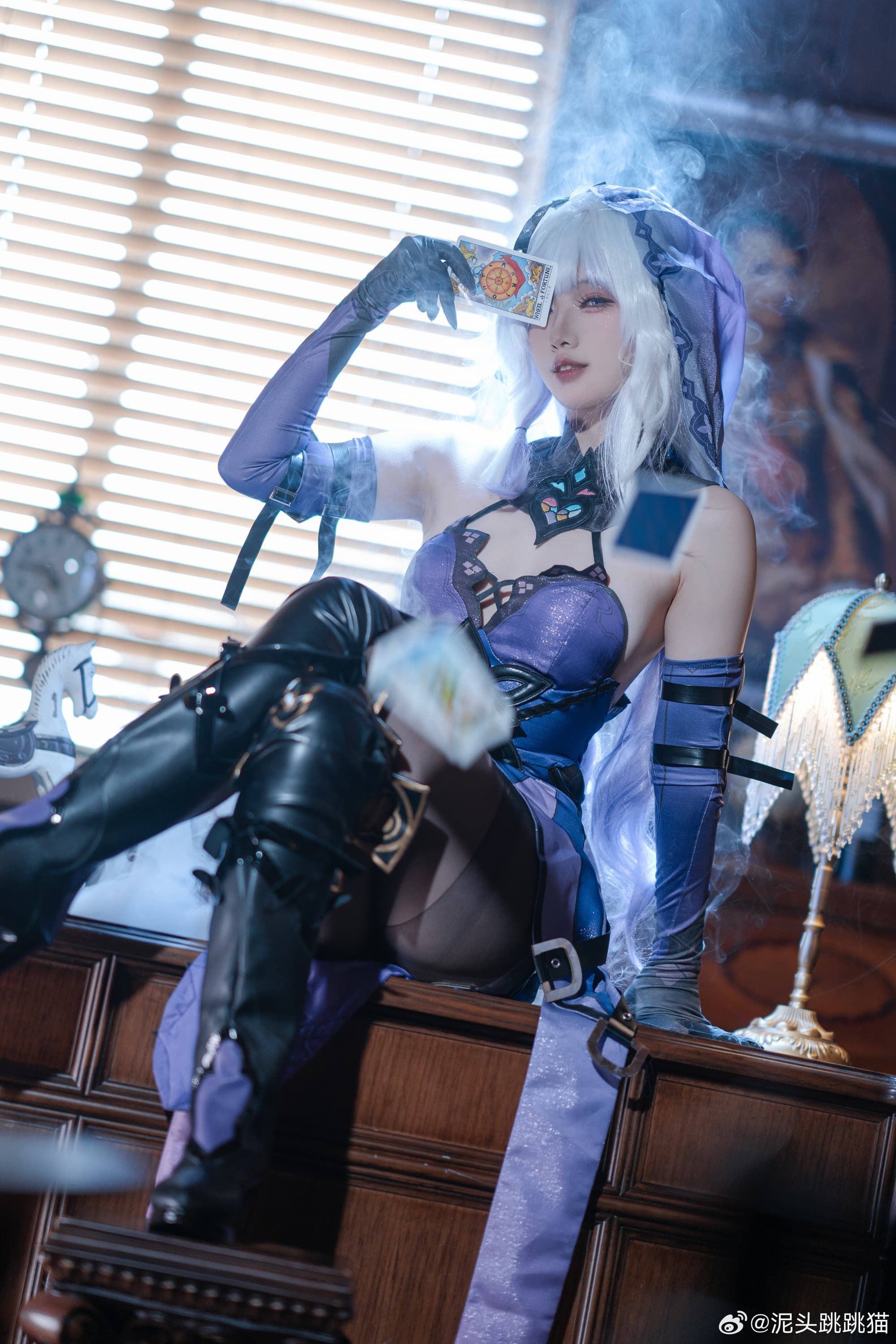 COSPLAY 最近过的怎么样？有烦心事的话，要让我替你占卜…决定选择吗？黑天鹅@泥头跳跳猫 COSPLAY-第2张